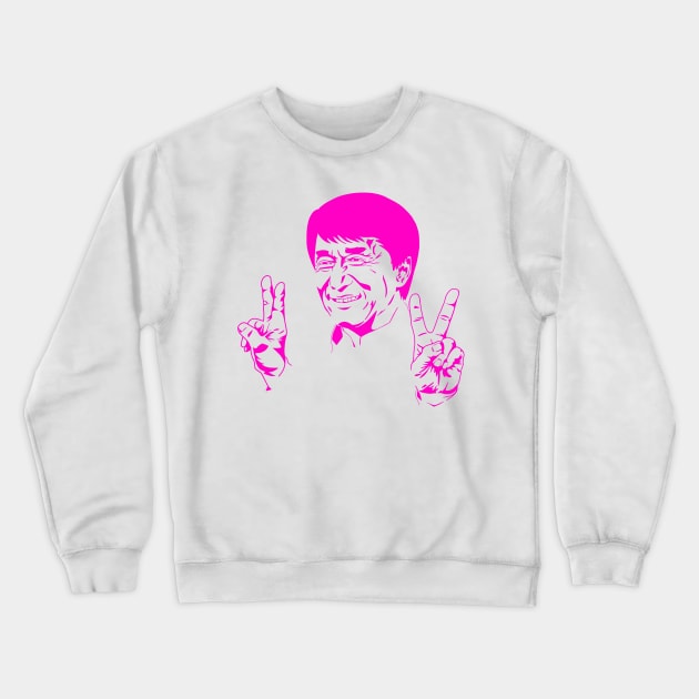 Jackie Chan Crewneck Sweatshirt by Krum Gallery